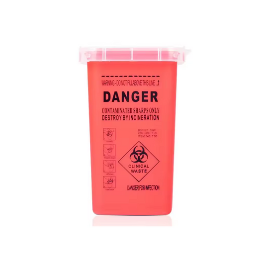 1L Disposable Waste Sharp Container (Red)
