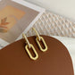 18K Gold Plated Gold Chain Earrings