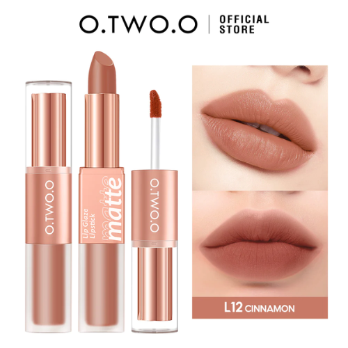 O.TWO.O 2 in 1 Matte Lipstick and Lip Glaze