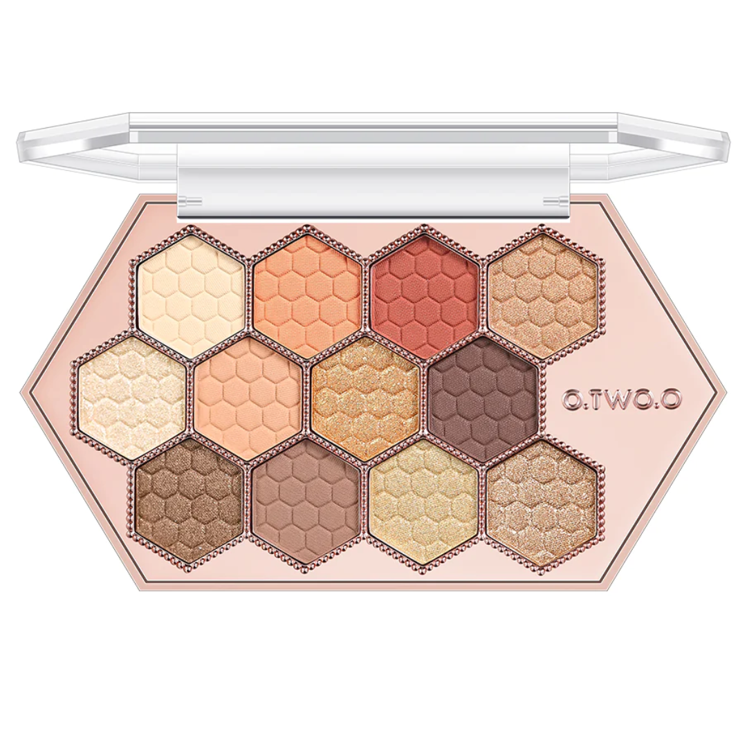 O.TWO.O 12 Colour Honeycomb Eyeshadow Palette